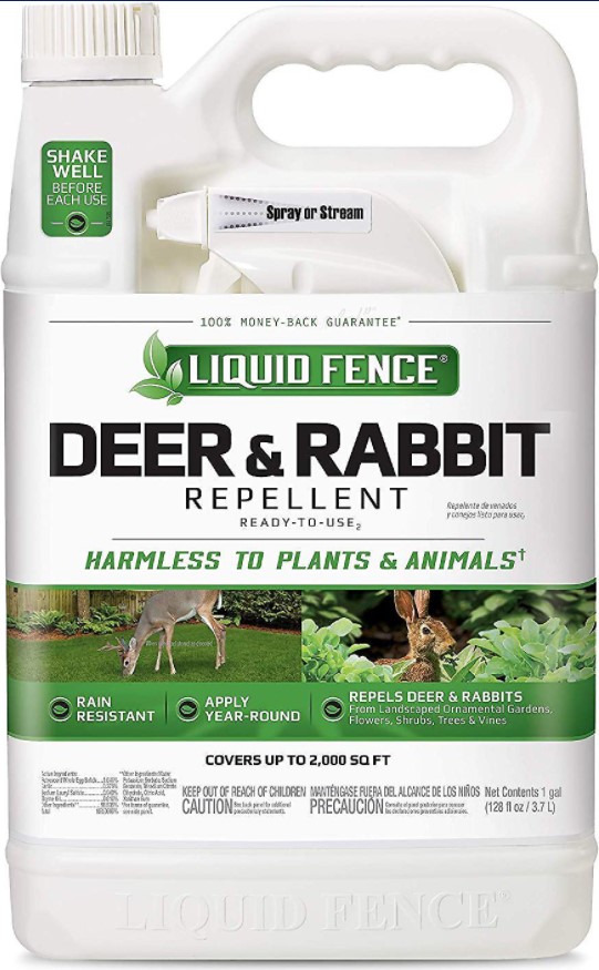 Liquid Fence Deer & Rabbit Repellent 1 Gallon RTU - 4 per case - Pest Repellents